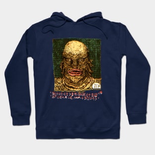 Creature from the Black Lagoon, by Maximiliano Lopez Barrios Hoodie